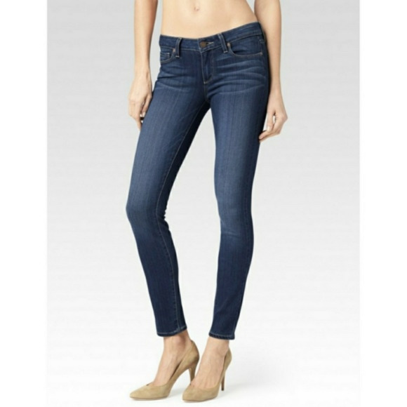 PAIGE Denim - PAIGE Verdugo Ultra Skinny Dark Wash Soft Jeans